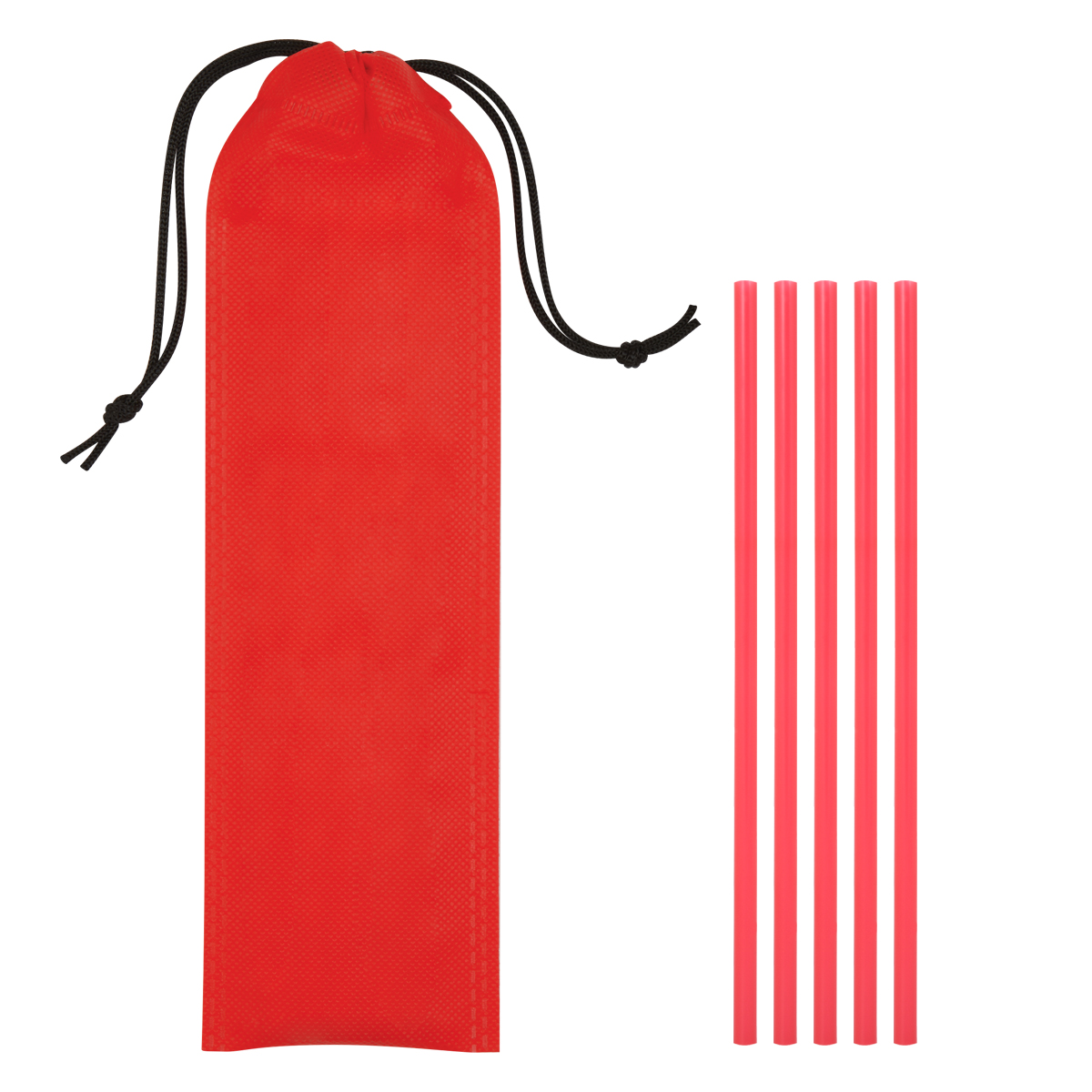 5-Pack On The Go Straws With Pouch 7