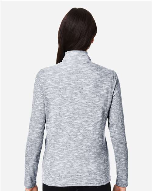 Women's Eclipse Jacquard Quarter-Zip Pullover - NE415W 13