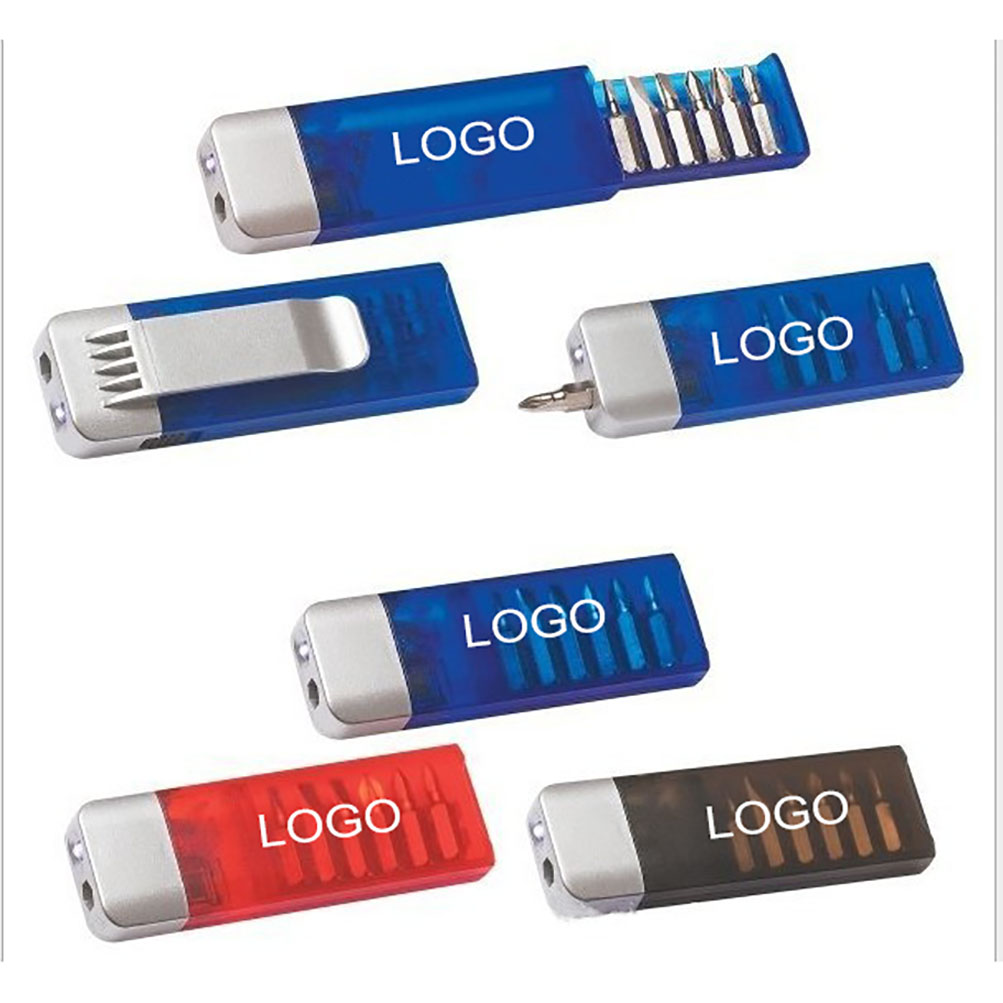 Mini Screwdriver Tool Set with LED Light 2