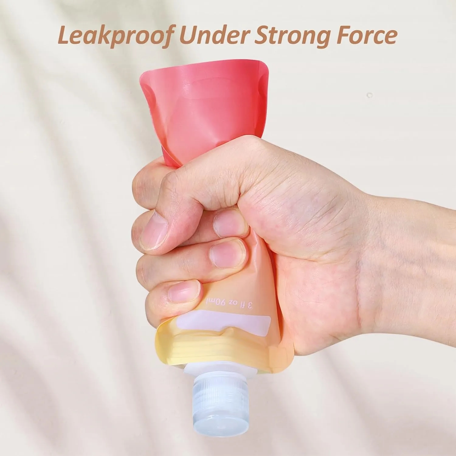 3oz Refillable Squeeze Toiletry Pouch 3