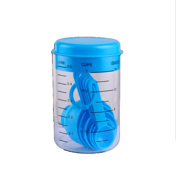 7Pcs Plastic Cup Measuring Tools Spoons 2