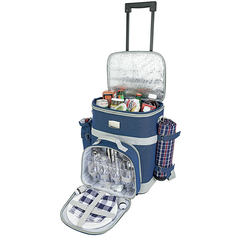 Haywood 4 Person Trolley Picnic Bag 12