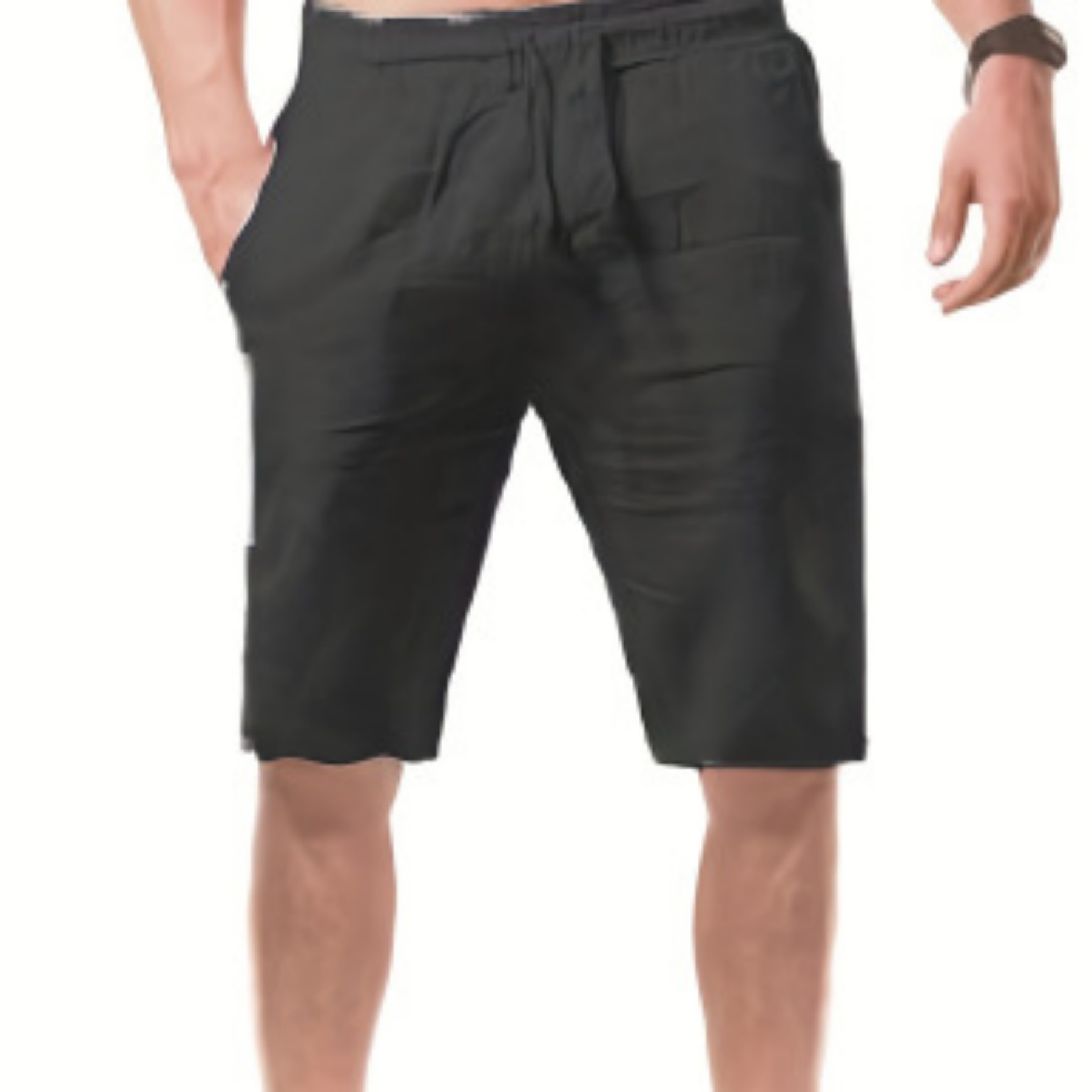 Men Linen Shorts 10