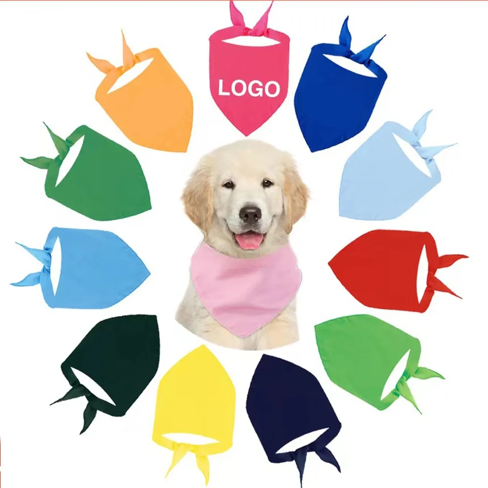 Large Solid Triangle Bandanna 5