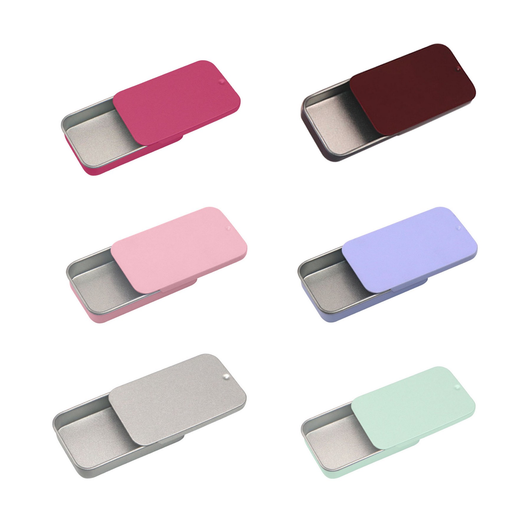 Mini Metal Slide Top Tin Box 3