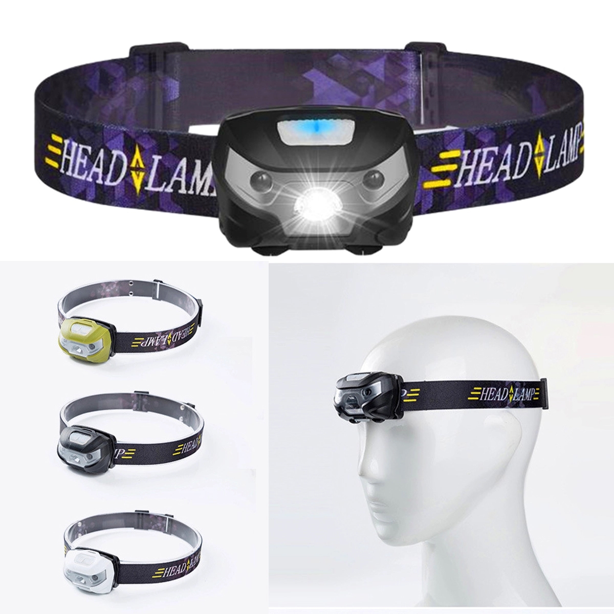 Led Headlamp Headlight Headlamps For Adults & Kids 1