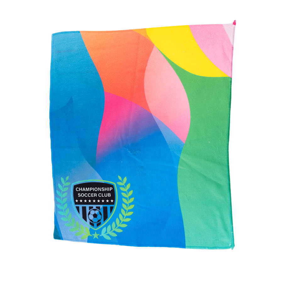 Custom Sublimated Microfiber Rally Towel 1