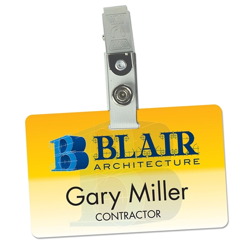 I.D. Badge - PVC - Small 2