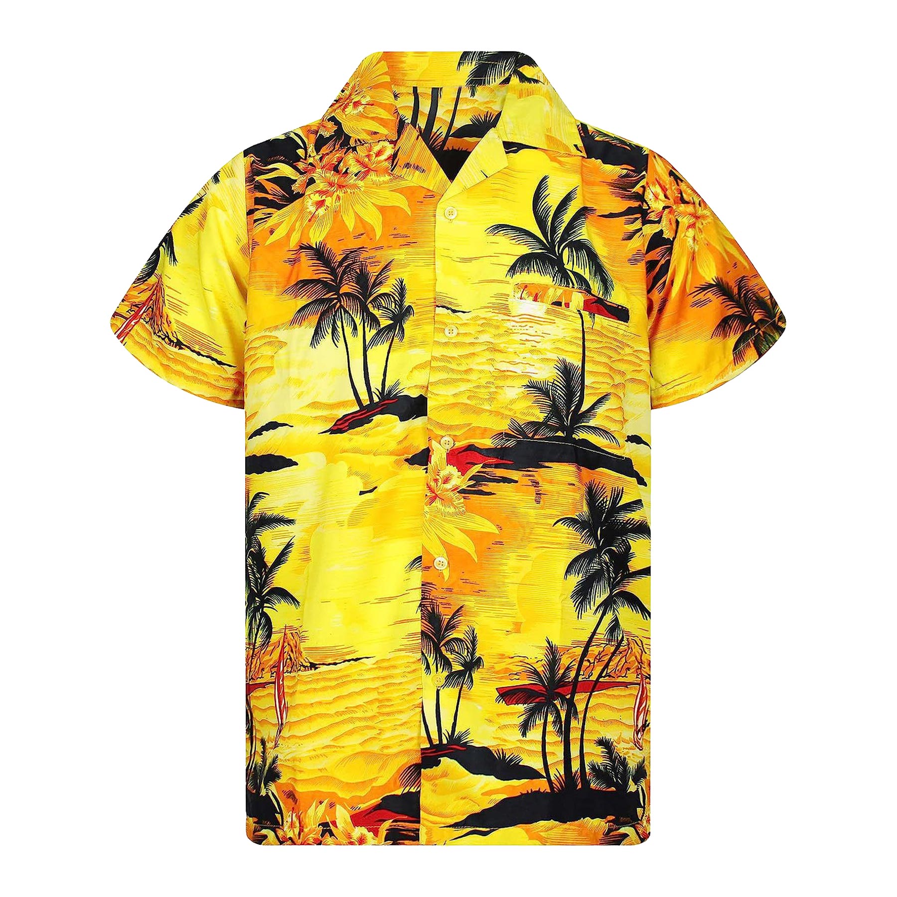 Mens Hawaiian Short Sleeve Shirt 6