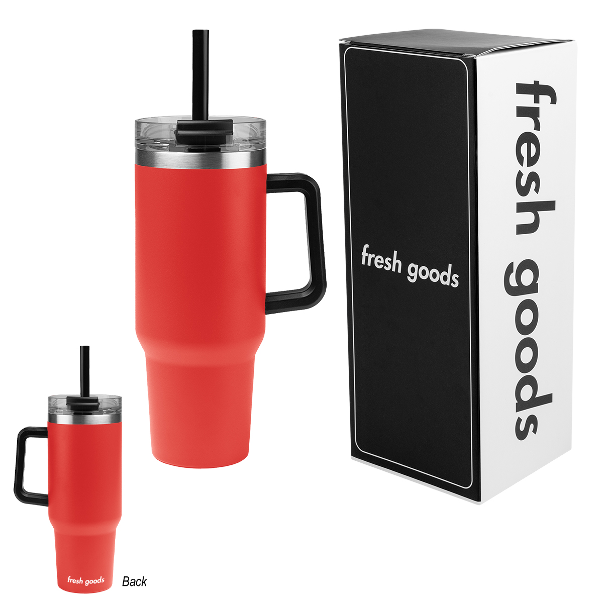 Fresh Goods 40 Oz. Intrepid Stainless Steel Tumbler 16