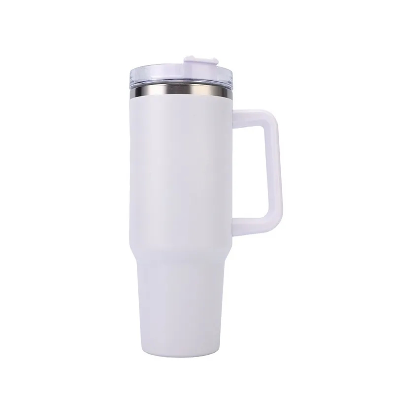40 oz. Insulated Mug with Handle and Straw 3