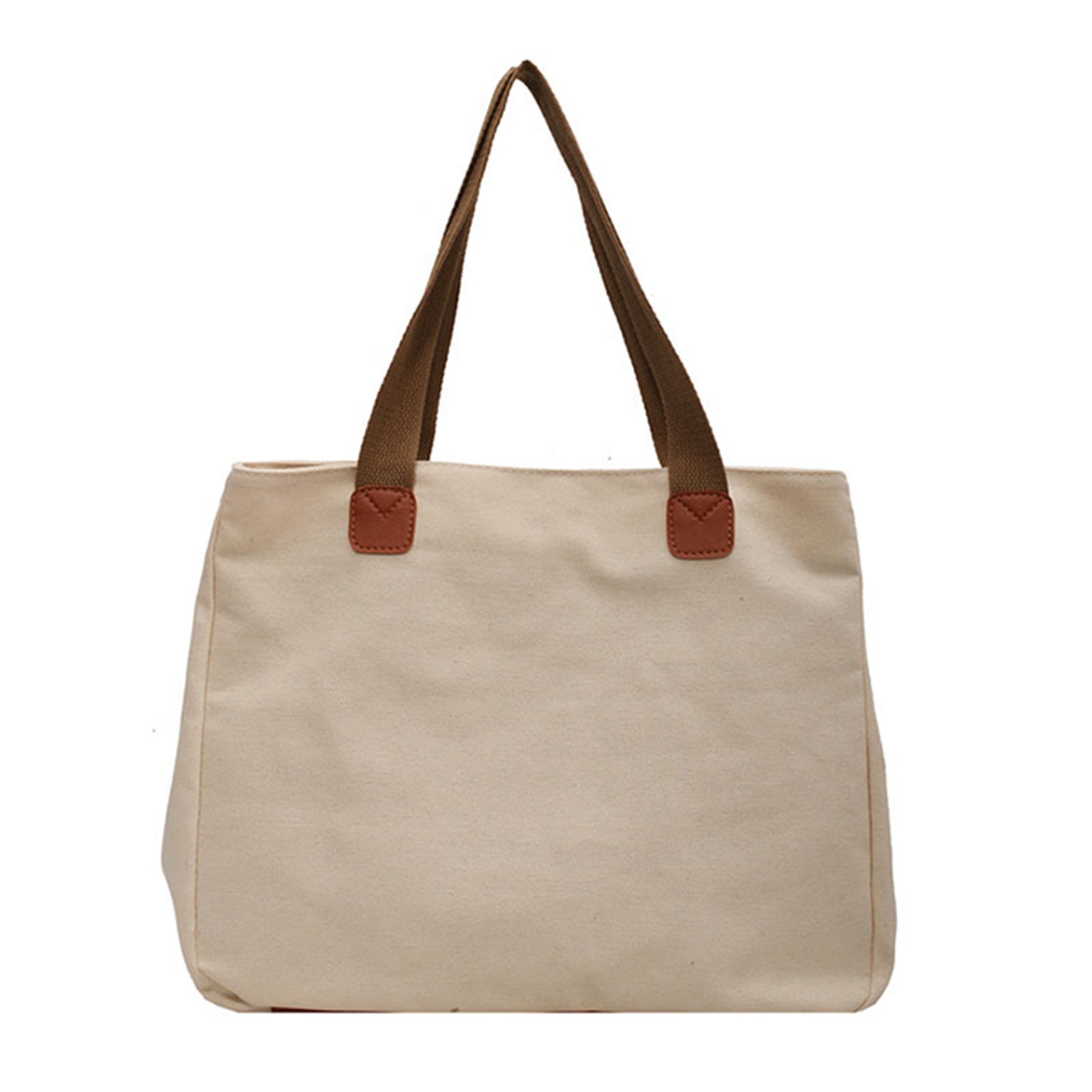 Canvas Tote Handbag With Handle, custom tote bag with logo imprint 6