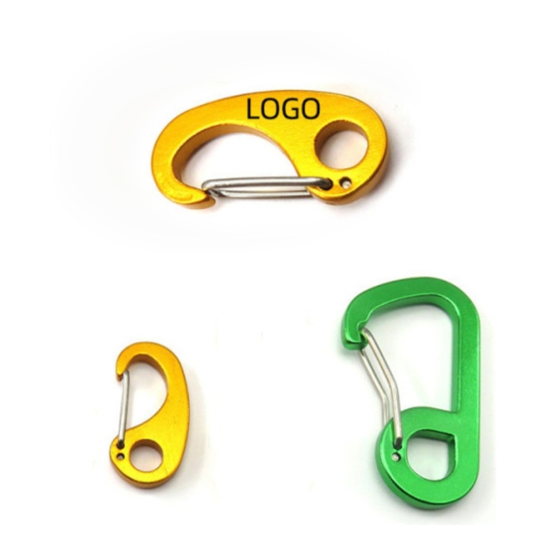 Small Laser Engraved Aluminum Carabiners (1 3/8" W x 11/16" H) 1