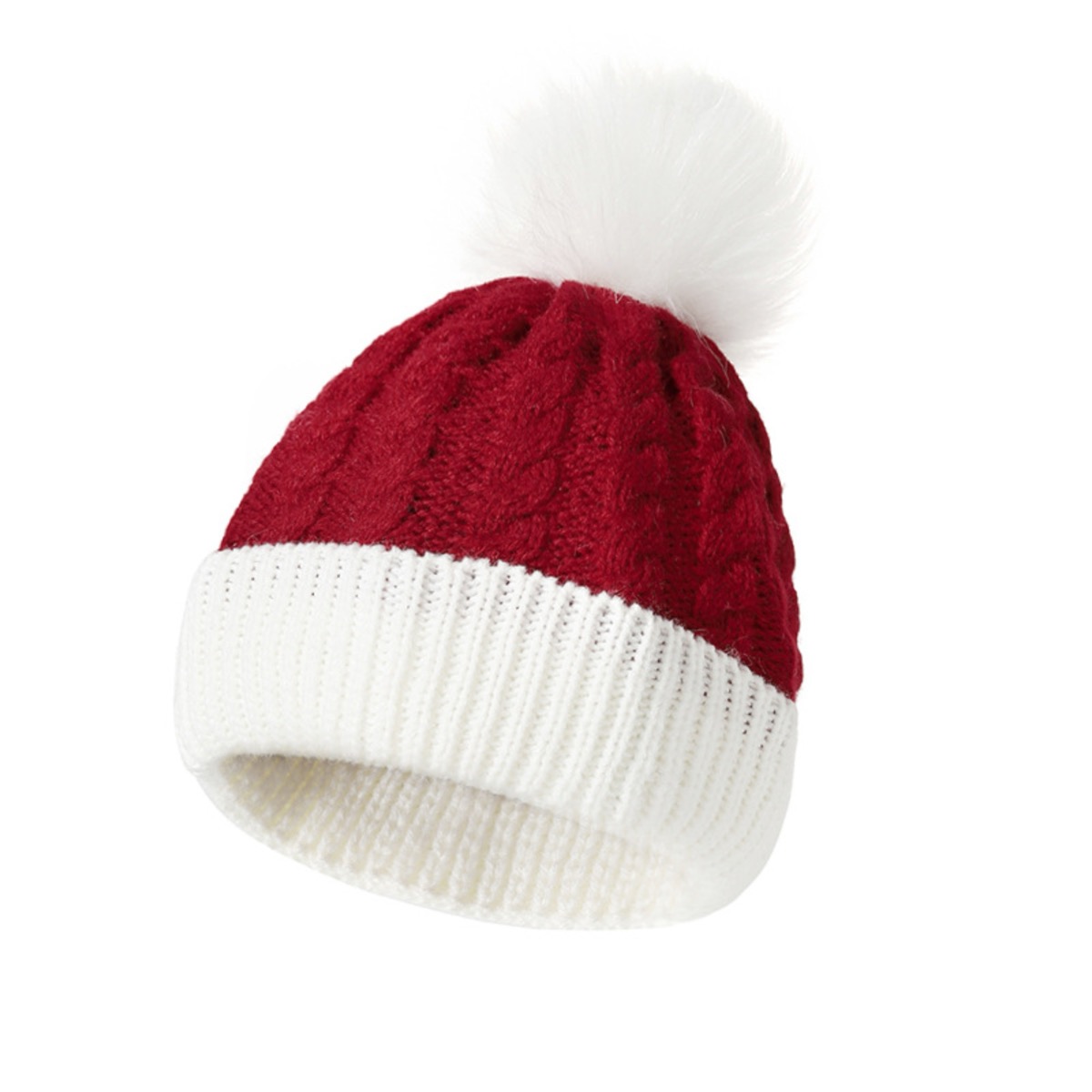 American Trends Baby Beanie with Double Pom Poms for Winter 5