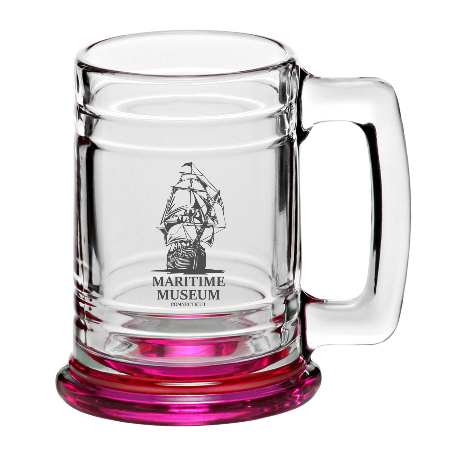 15 oz. Anchor Glass Beer Mugs (1 Color Imprint) 4