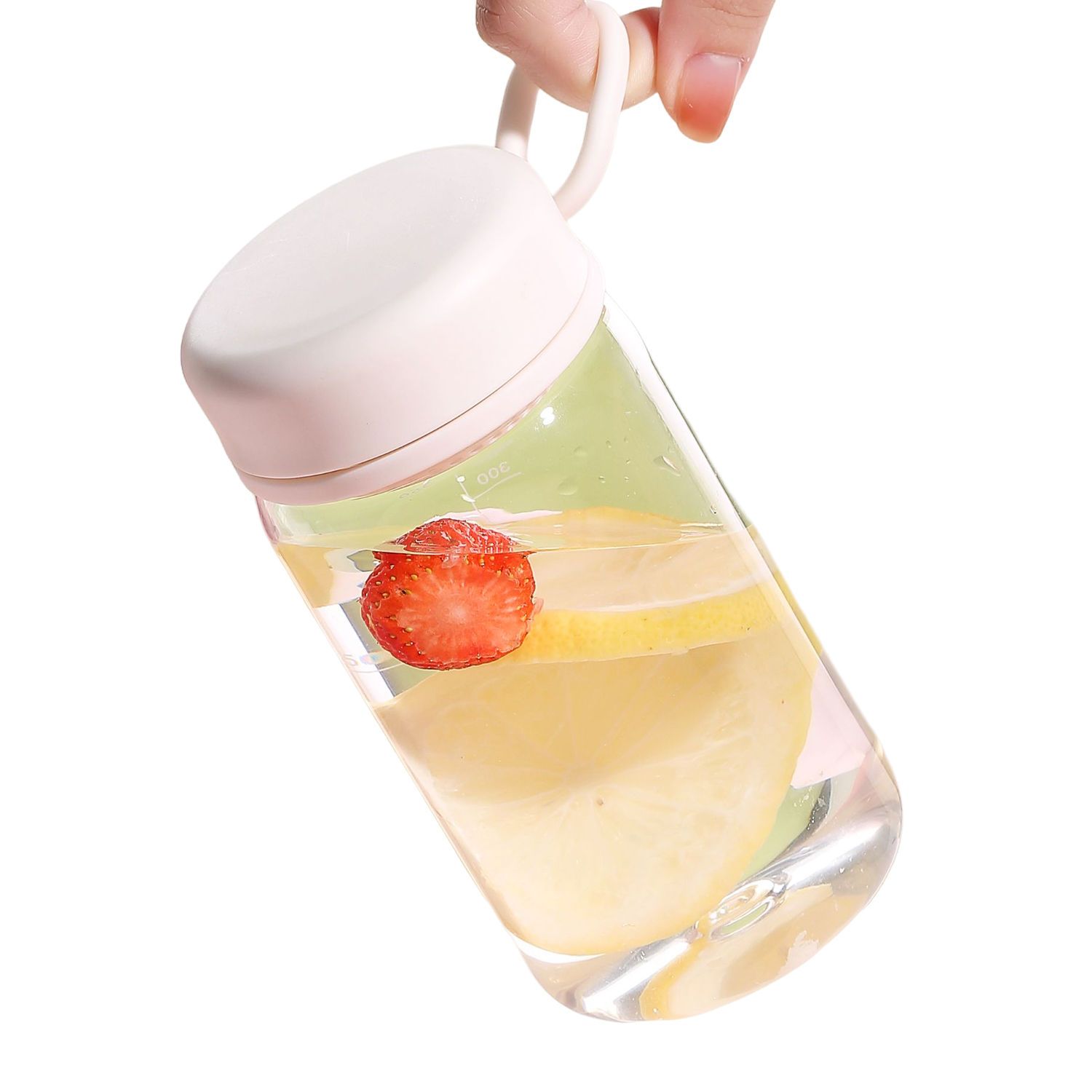 Bottle with Removable Strainer & TPE Rope, 15.84 oz. 3