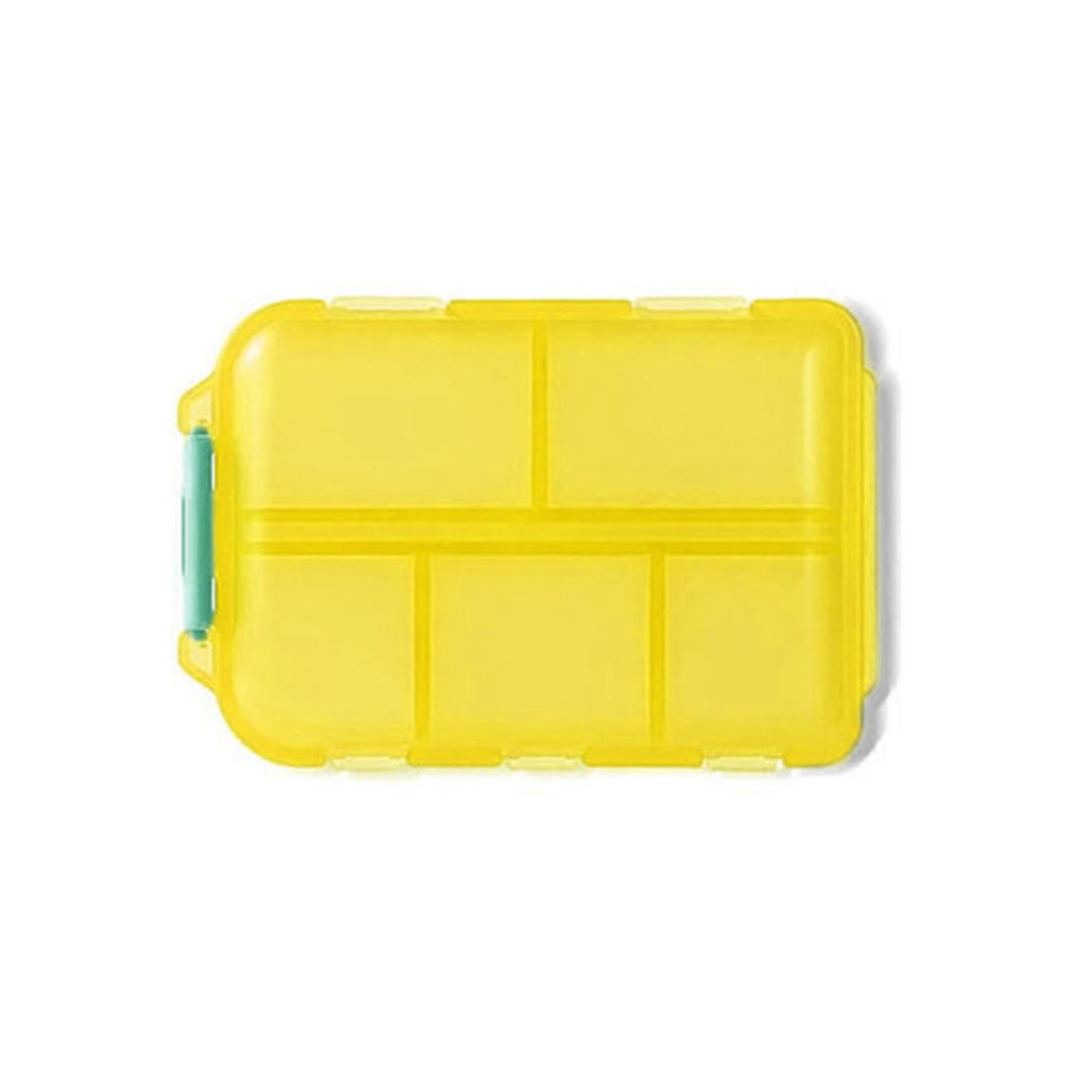 Double Layer Ten Compartment Pill Case 3.78" Length X 2.52" Width X 1.22" Height 7