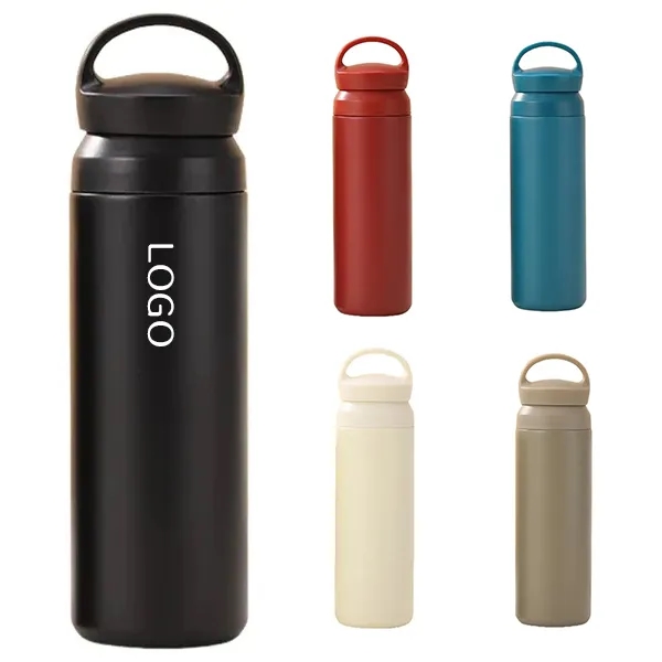 304 Stainless Steel Insulated Bottle with Handle or Flat-Lid, custom water bottle with logo imprint 13