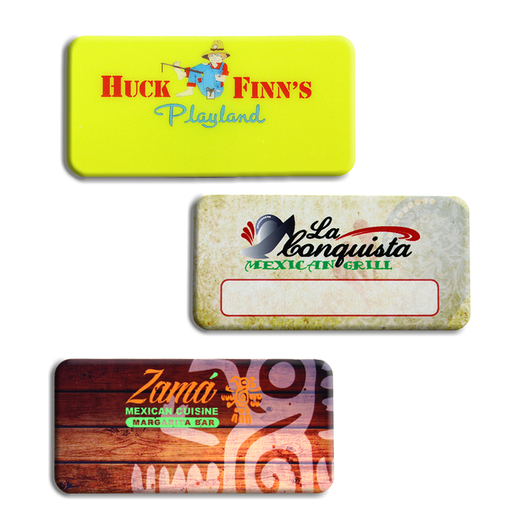 Cyclops Economy Full Color name badge. 1.5"x3" 2