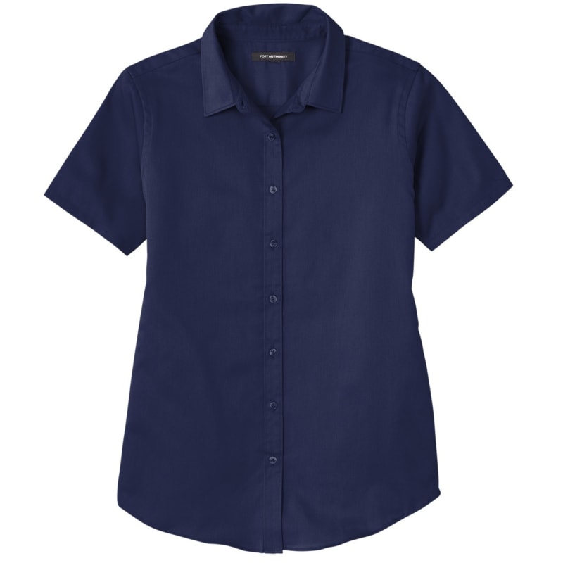 Port Authority Ladies Short Sleeve SuperPro React Twill Shirt. 70