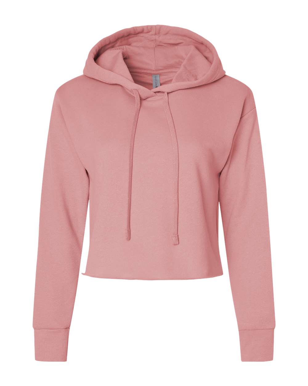 Women's Laguna Sueded Raw Edge Crop Hoodie Sweatshirt - 9384 13