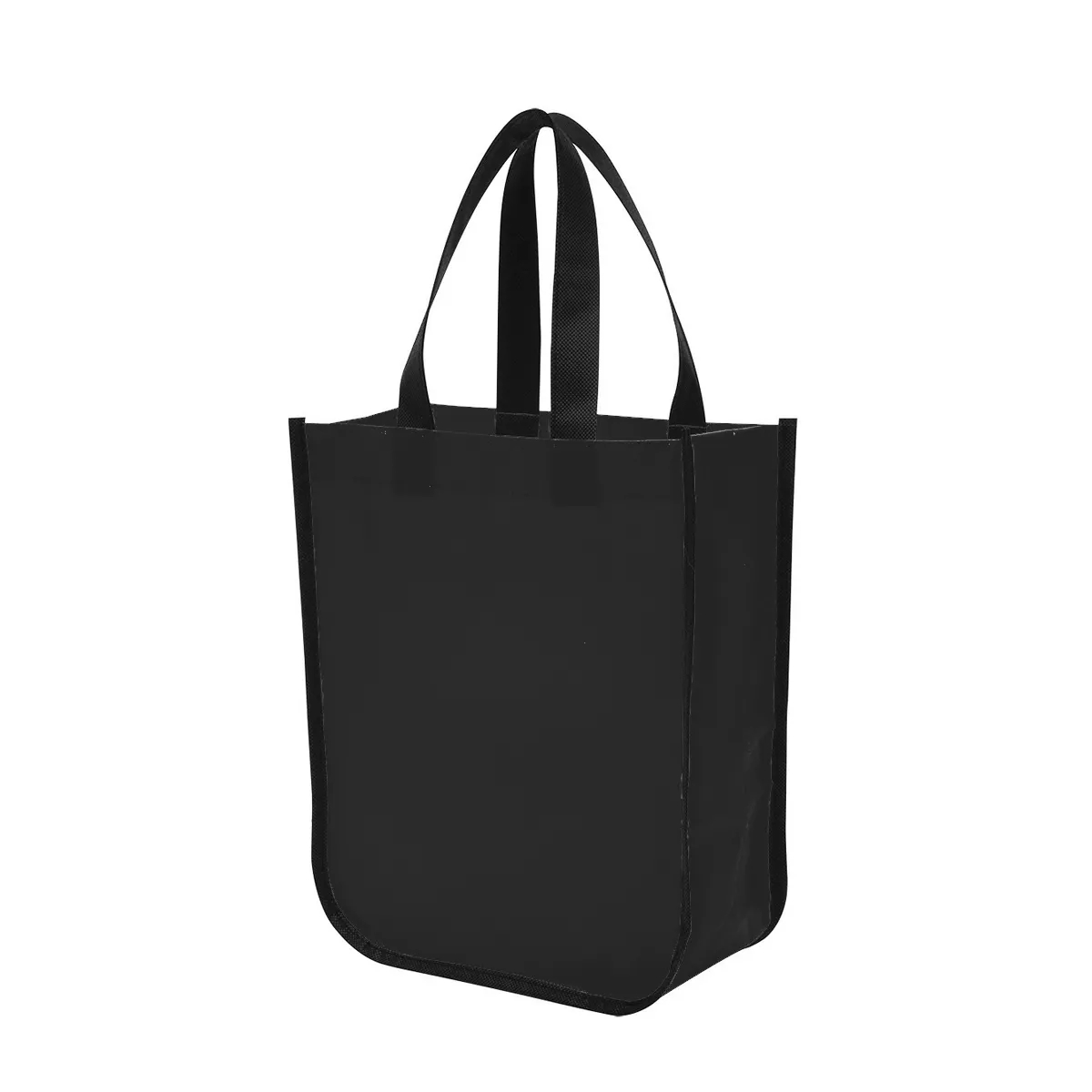 Round Bottom Covered Non-Woven Shopping Tote Bag 4