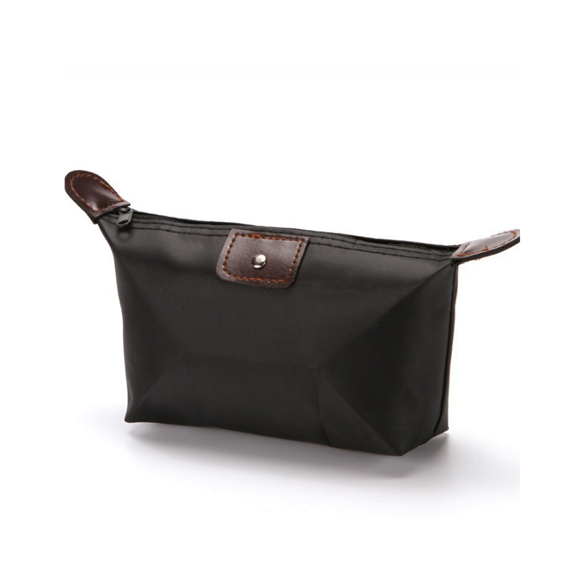 Waterproof Nylon Cosmetic Bag 10.5 x 2.8 x 5.2" 5