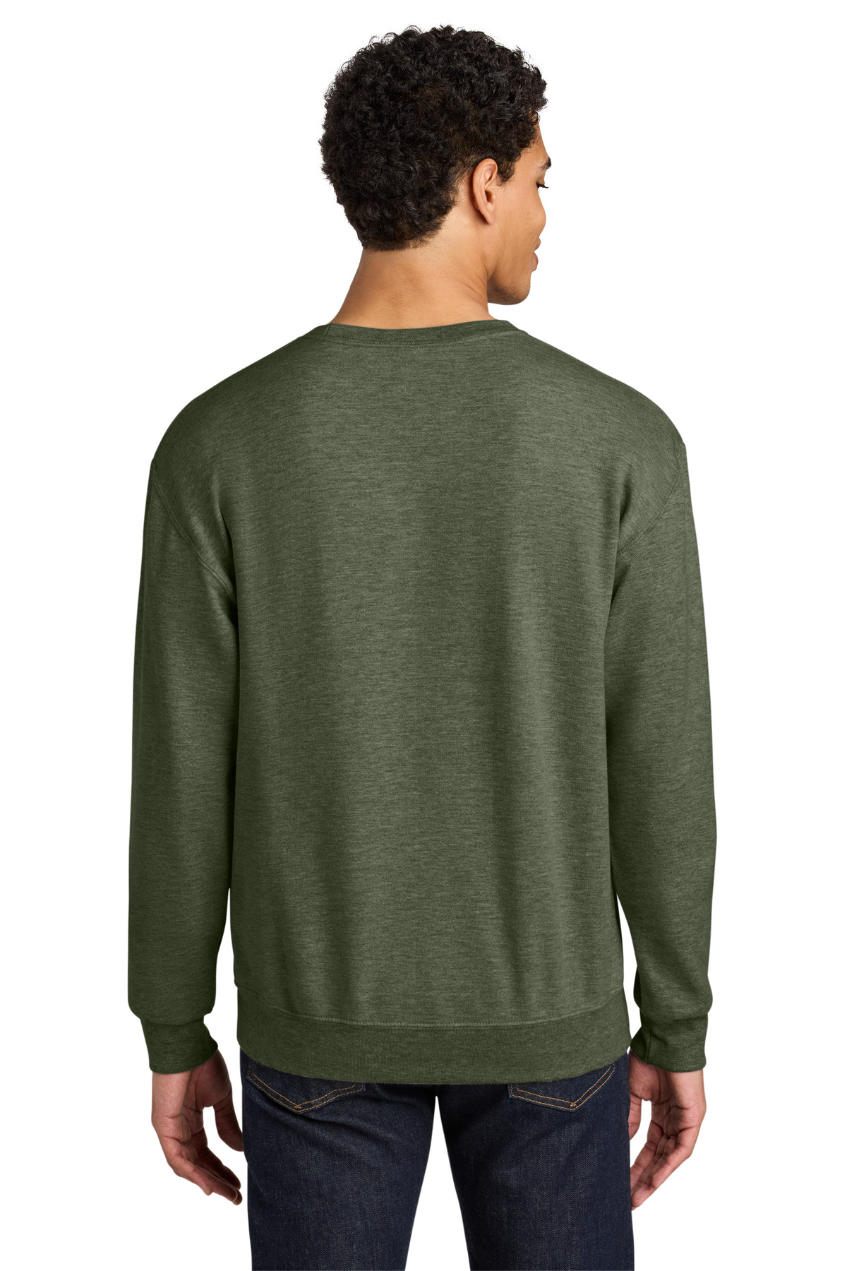 Jerzees Ultimate Unisex CVC Ring Spun Crewneck Sweatshirt IC48M 40