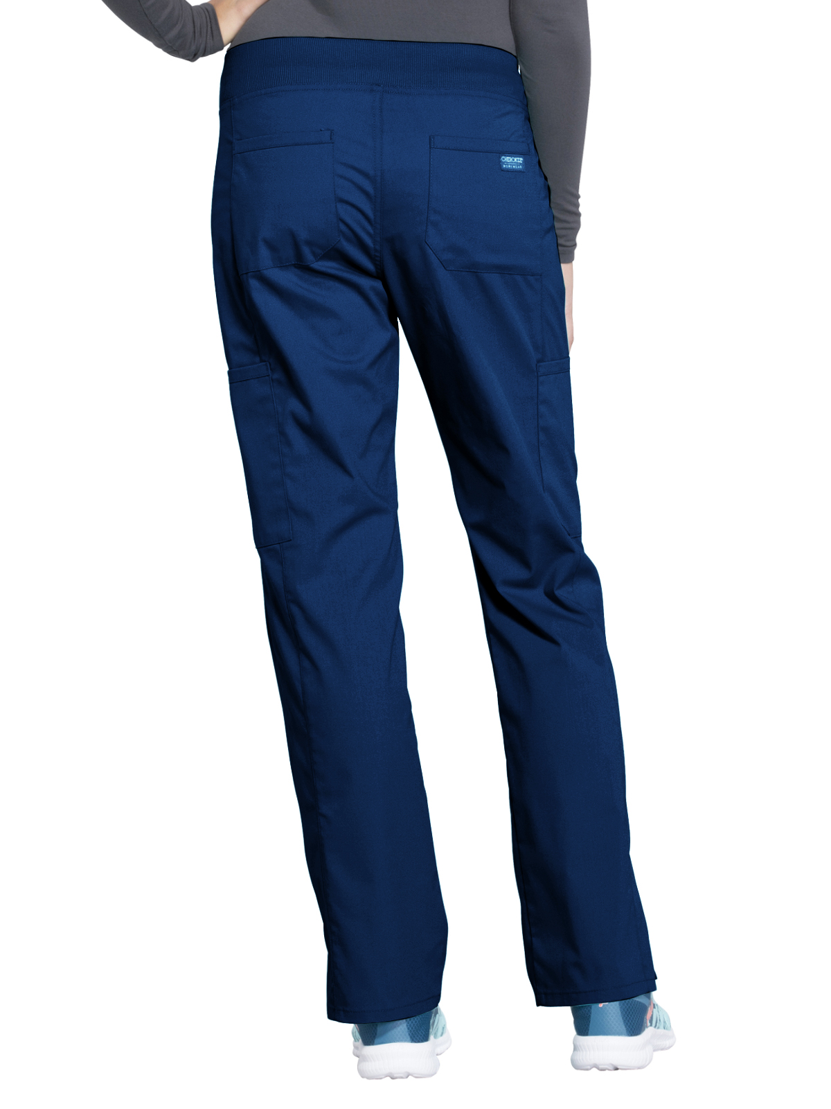 Cherokee - Workwear Professionals - Mid Rise Straight Leg Pull-on Cargo Pant 11