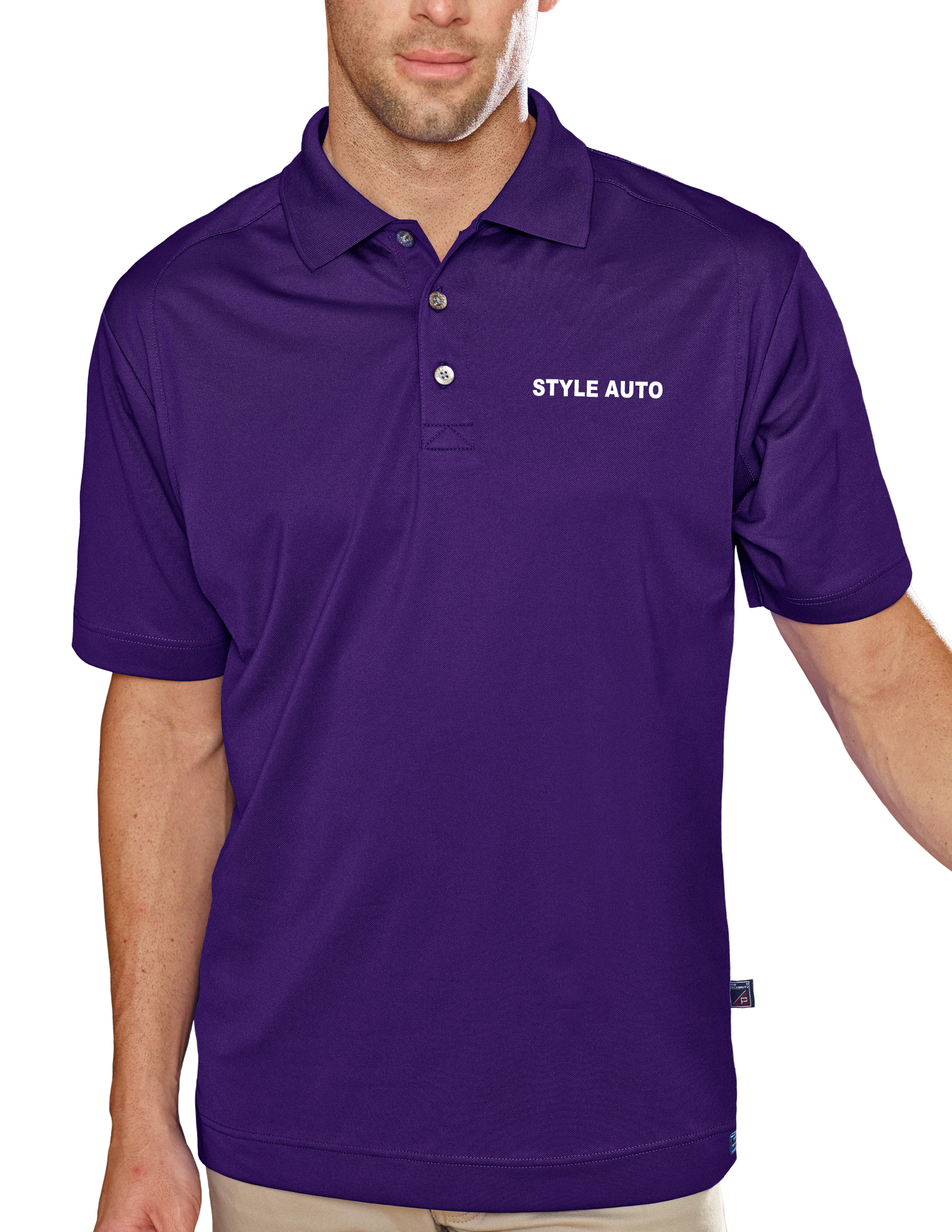 Men's Style-Auto Hybrid Cooler Polo Shirt 3