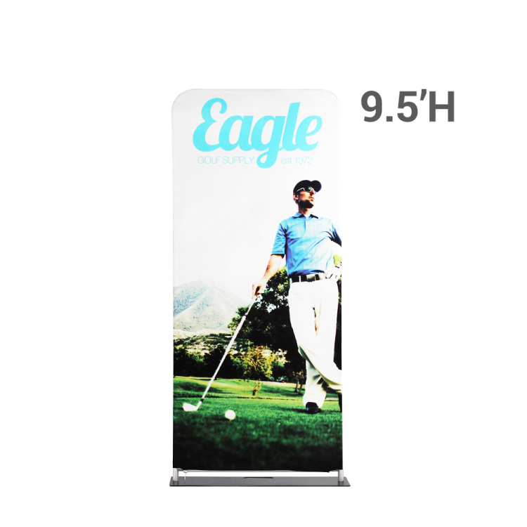 Tube-style Banner 3ft. Base x 9.5ft. 1
