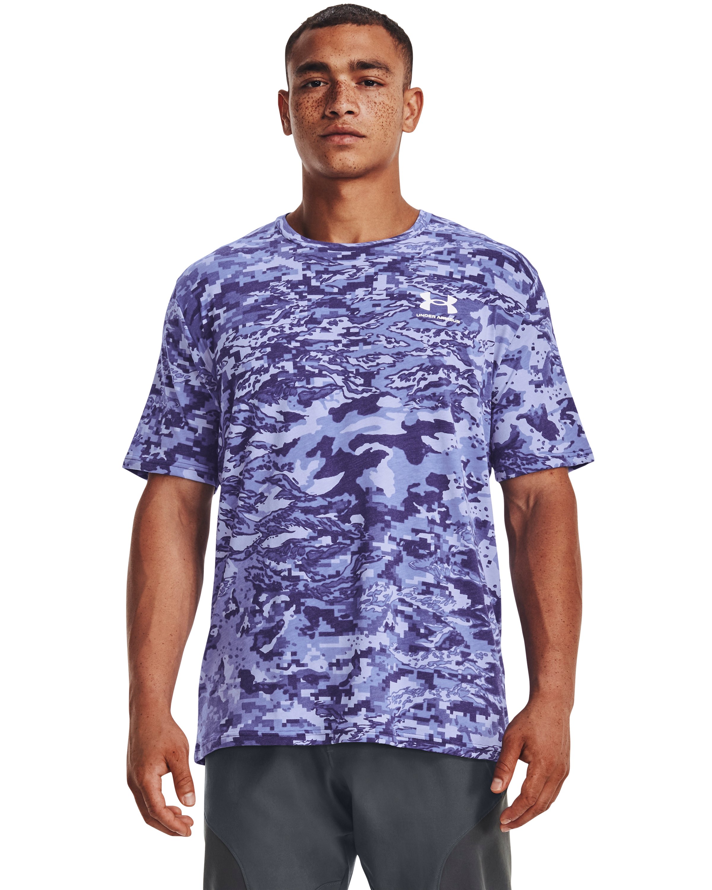 UA ABC Camo Men's Short Sleeve 7