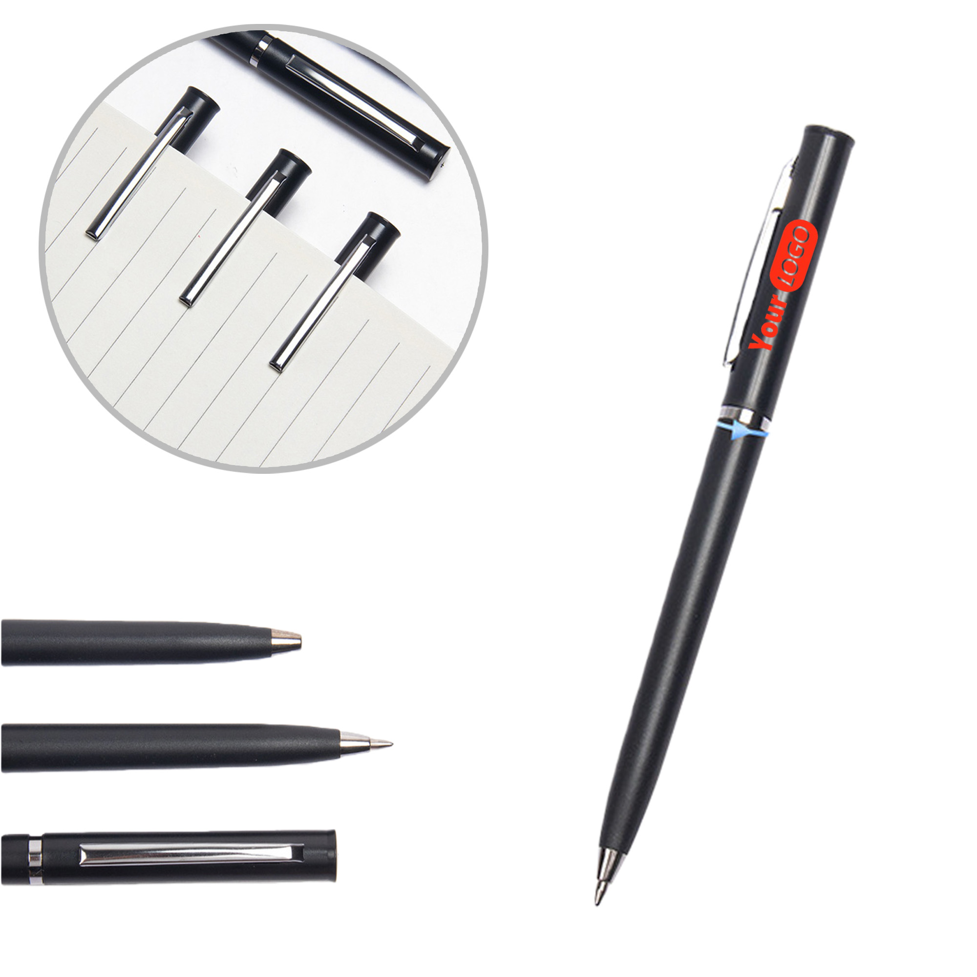 Elegant 0.7mm Twist Smooth Writing Pen 2