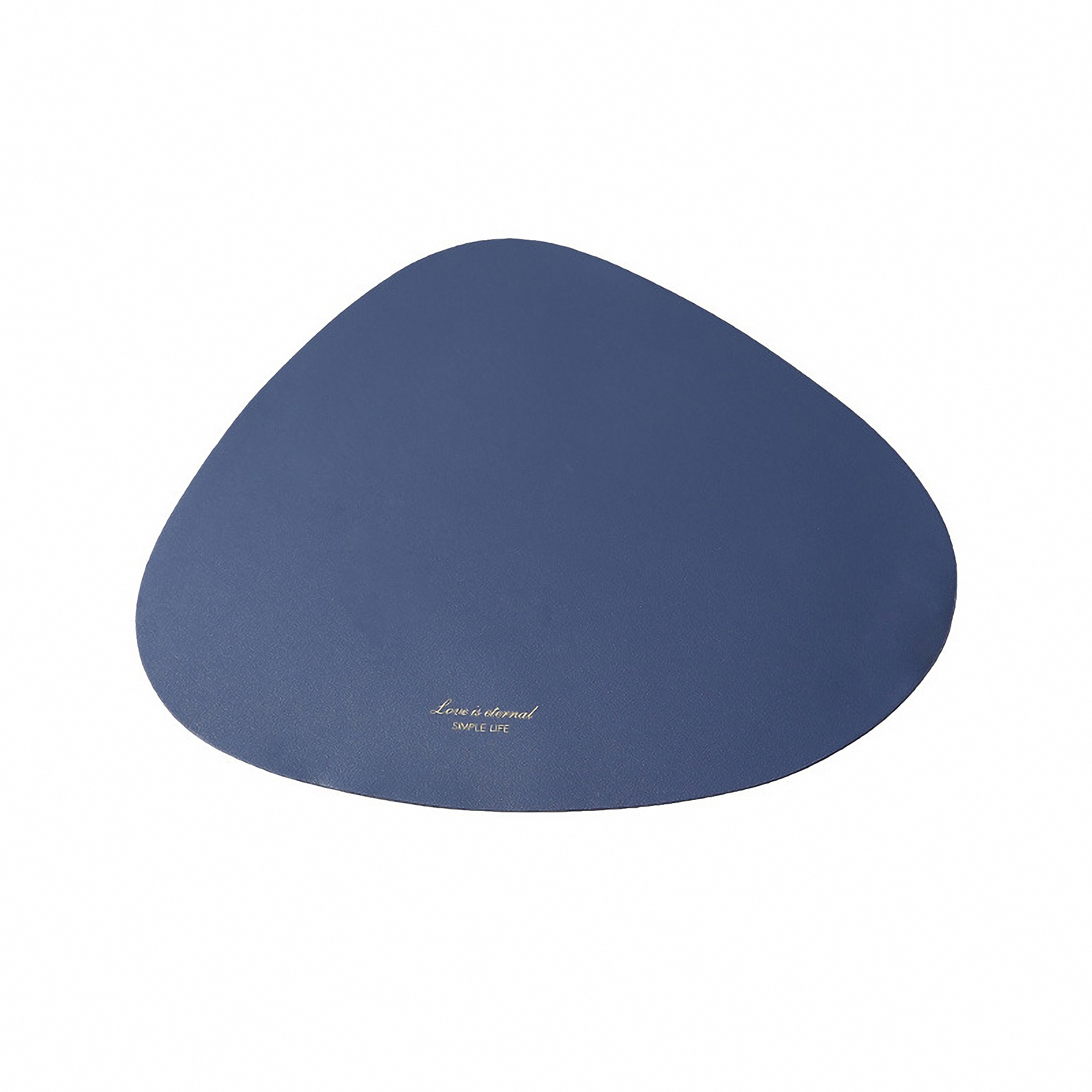 Water Drop Shape PU Leather Coaster 4