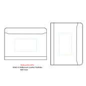 FSC® Mix Millennium Leather Zippered Padfolio 6