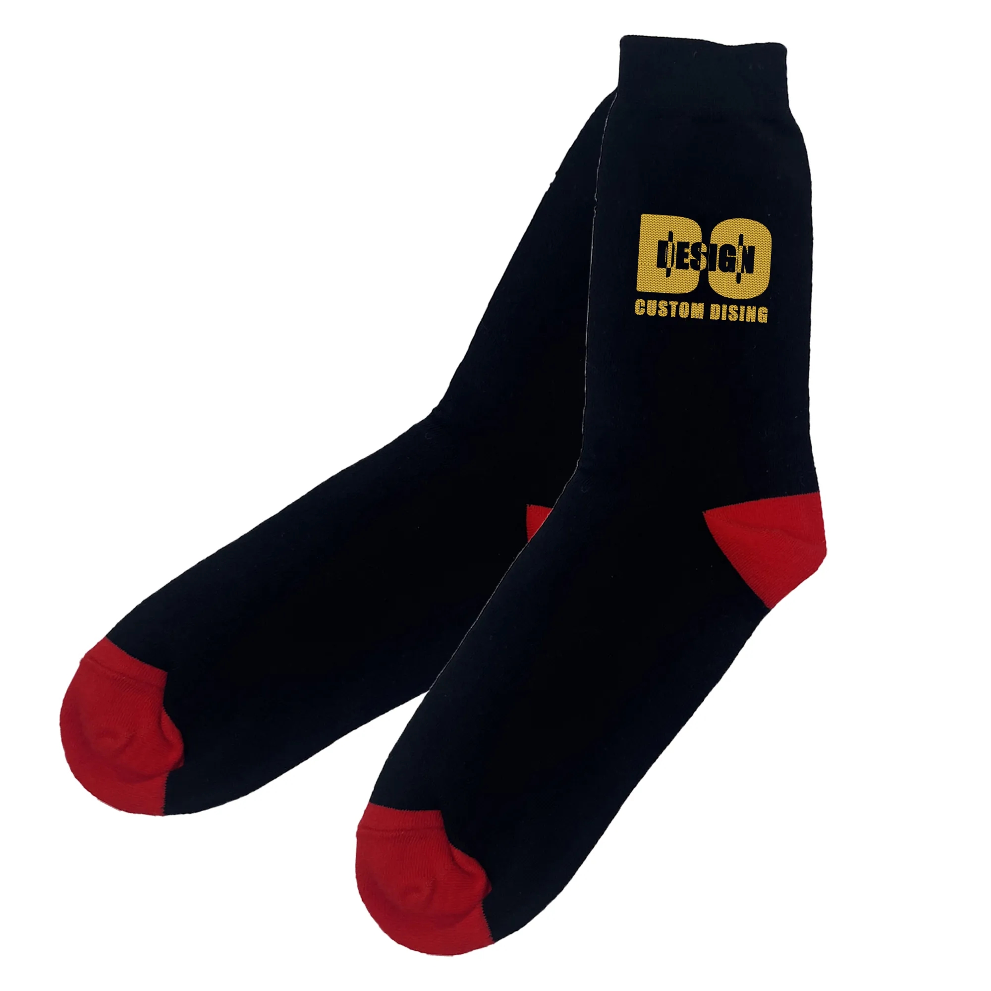 Knit Cotton Dress Socks With All Over Design 5