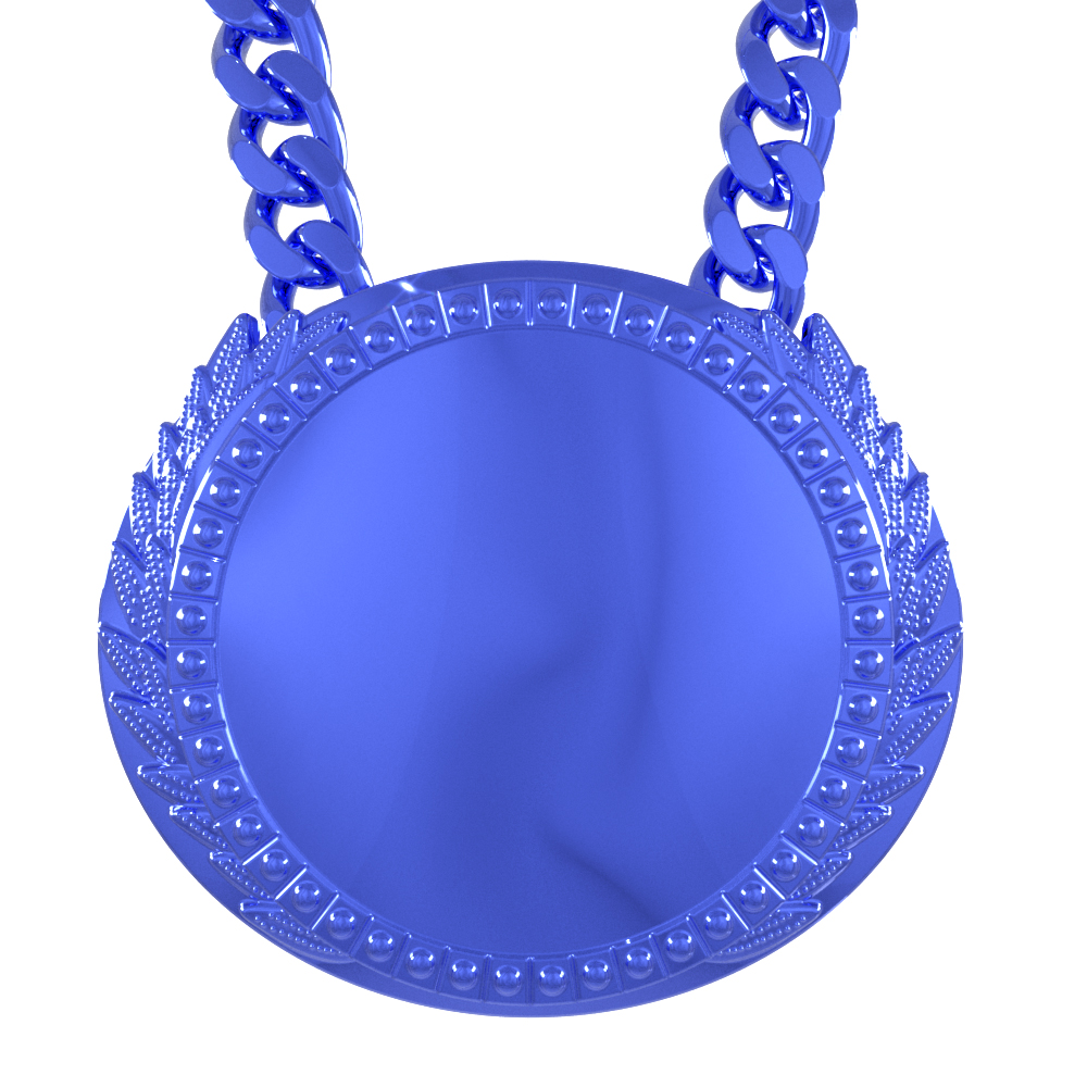 Express Vibraprint® Lite Champ Chain Medal w/ Plastic Chain 3