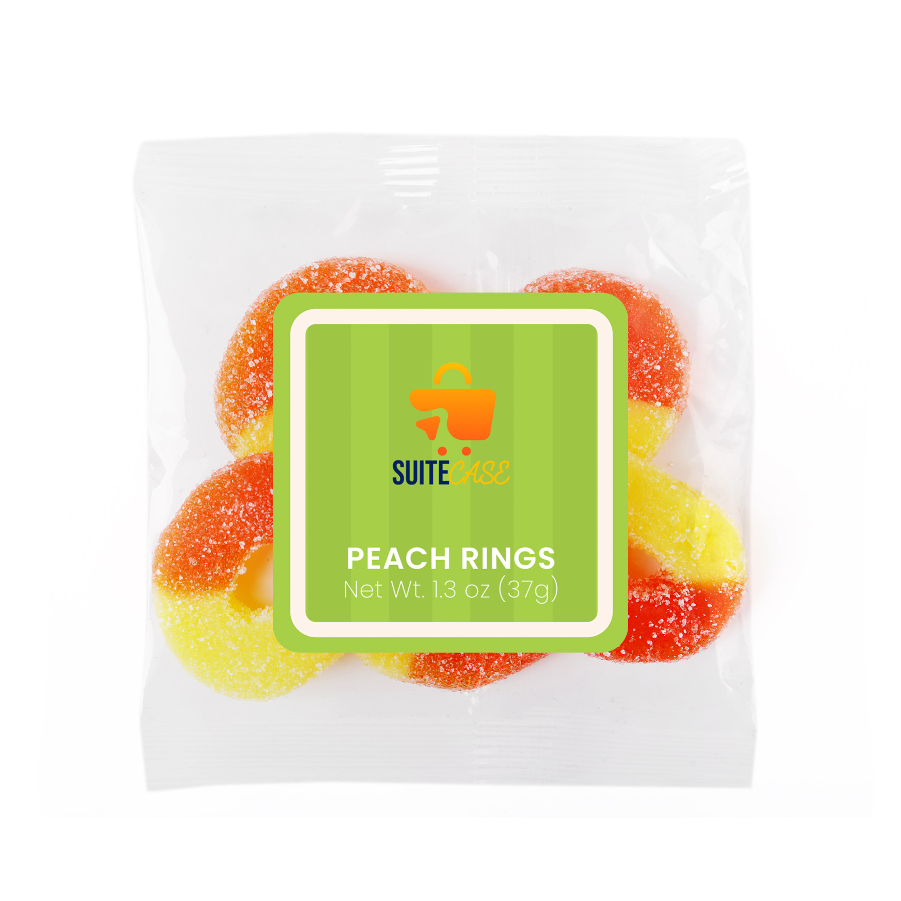 Albanese® Gummi Peach Rings: Taster Packet 2