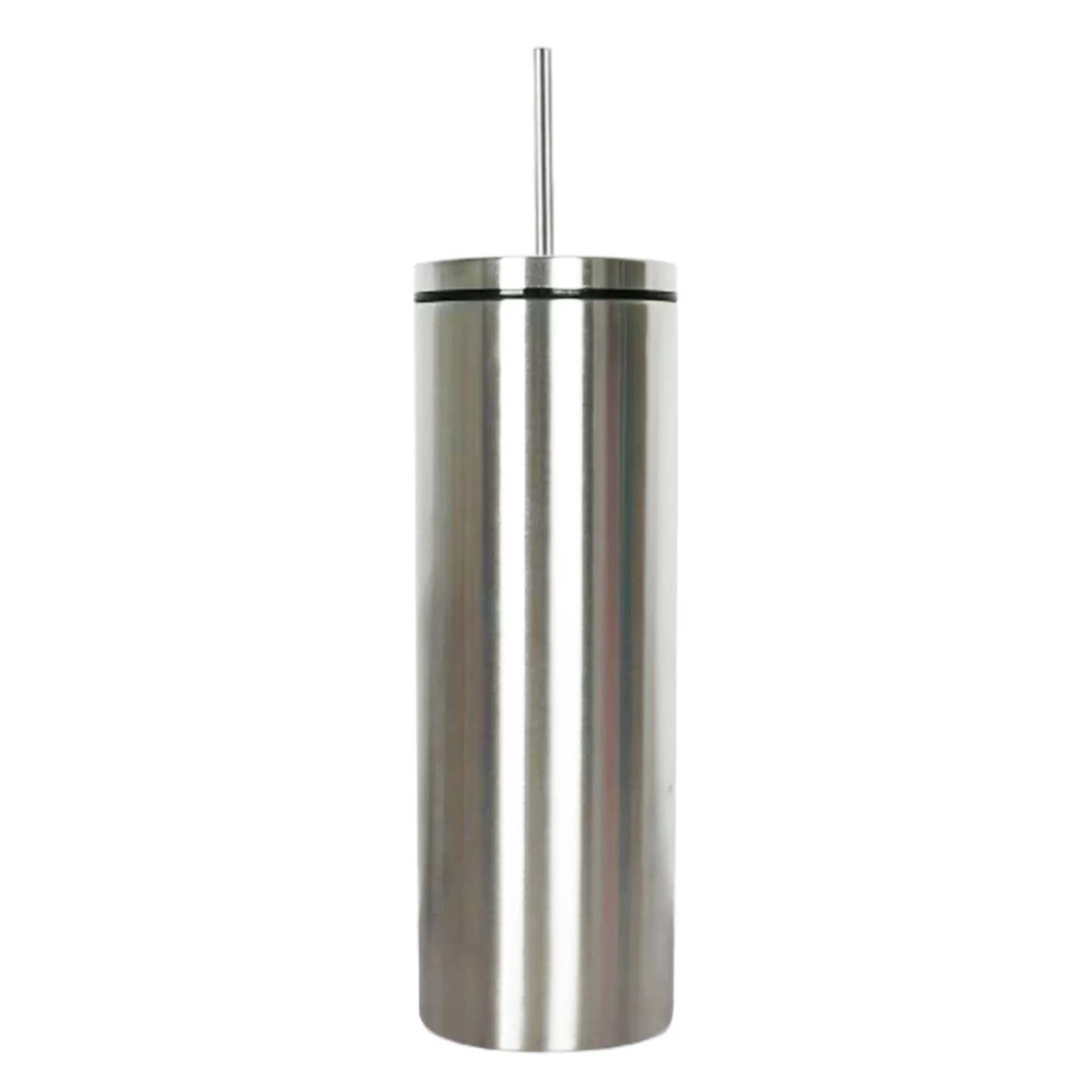 20Oz Stainless Steel Double Wall Tumbler W/Straw 2