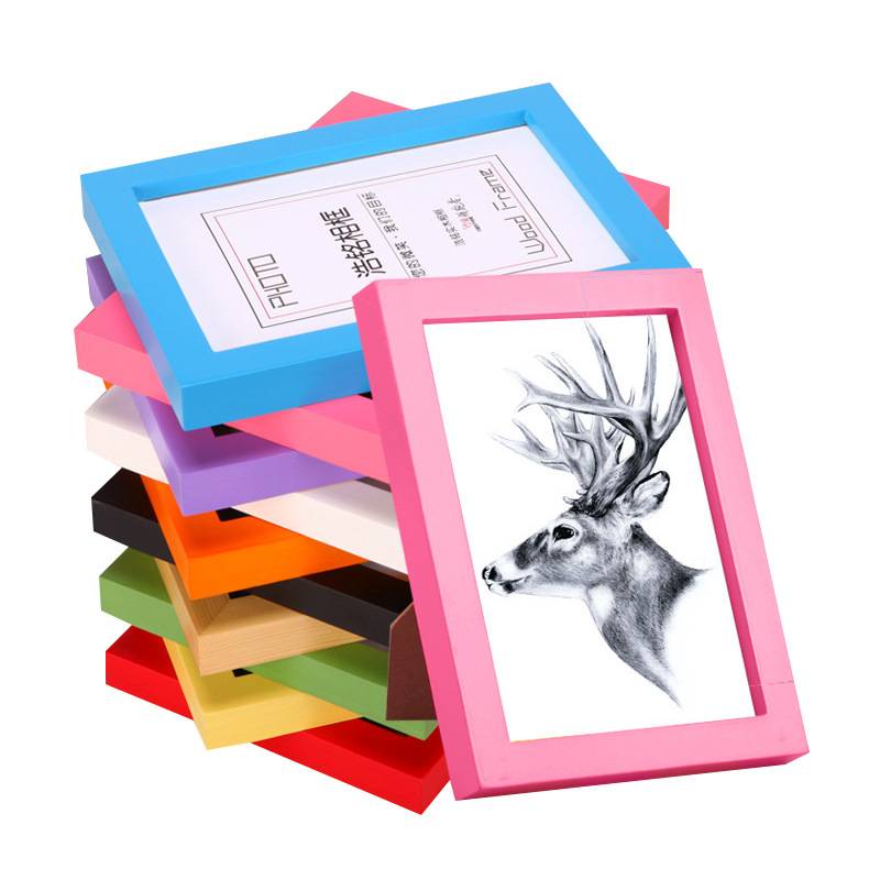 Solid Wood Picture Frame With High Definition Glass 6