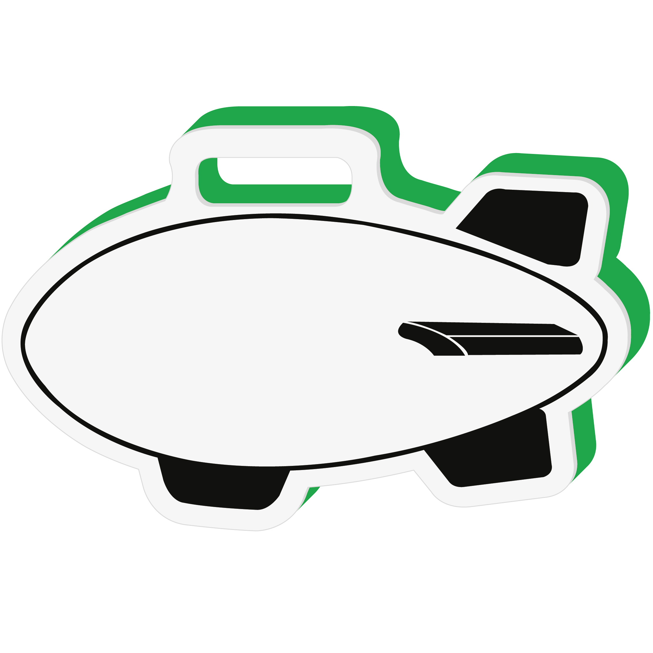 Dirigible Airship Sandwich Cushion 3
