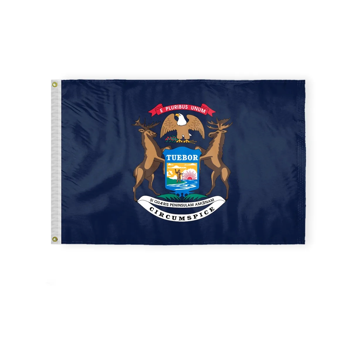 12"x18" to 8'x12' Michigan Nylon Flags 2