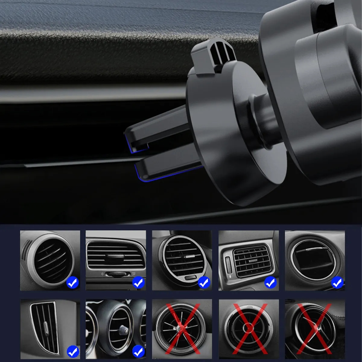 Car Automatic Induction Holder For Smartphones At Air Outlet 5