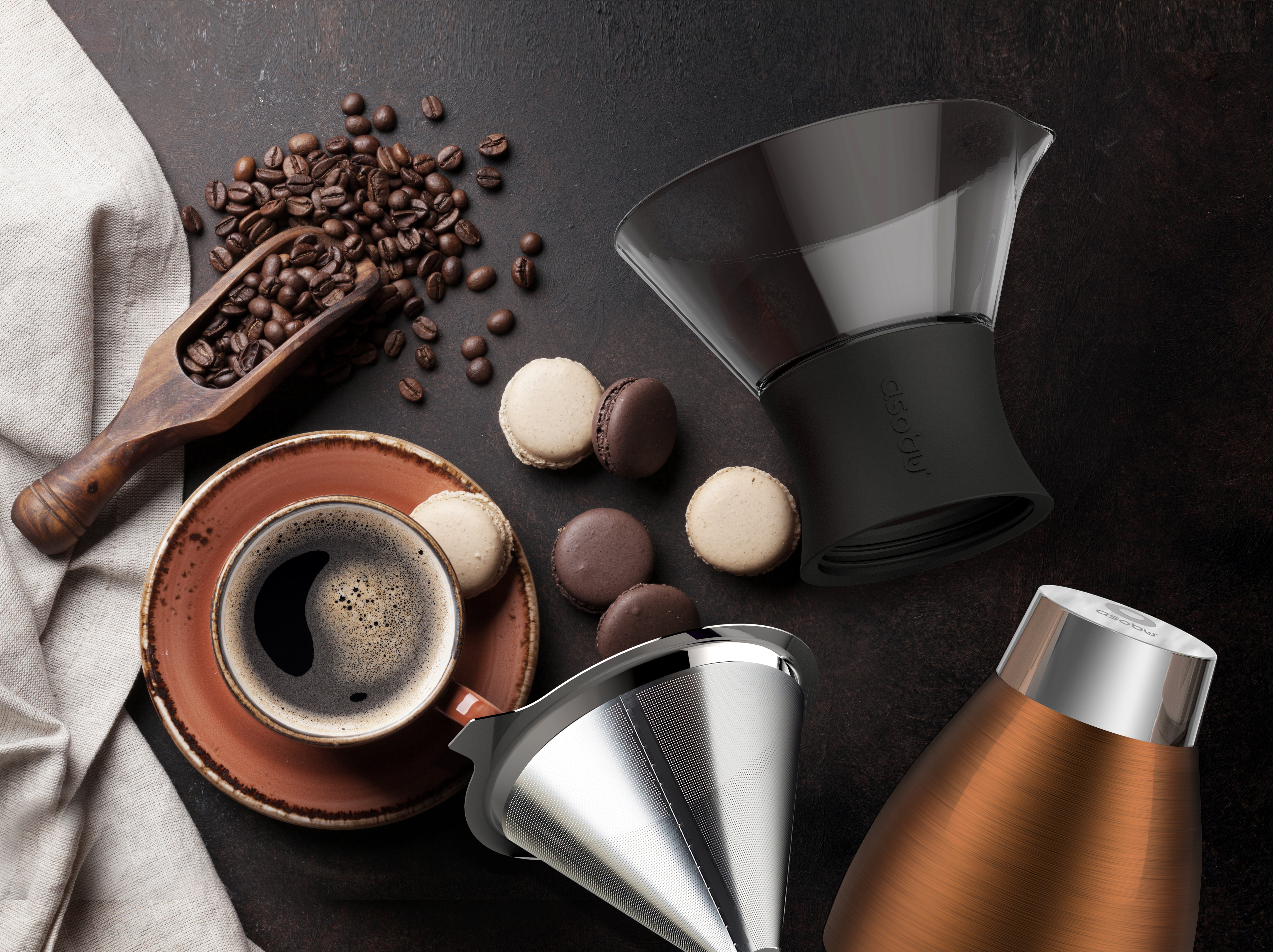Asobu 40 Oz. Pourover Insulated Coffee Maker 33