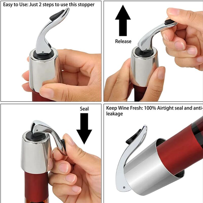 Stainless Steel Wine Bottle Stopper 6