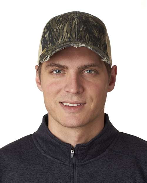 Ollie Distressed Trucker Cap - OL102 44