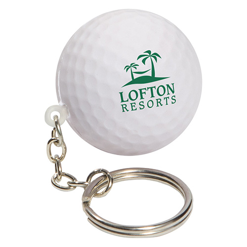 Golf Ball Stress Reliever Key Chain 3