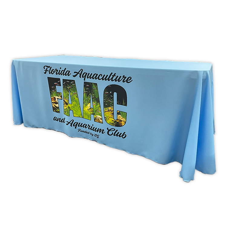 6 ft. Throw PolyKnit Table Cover (Dye Sub Full Cloth) 2