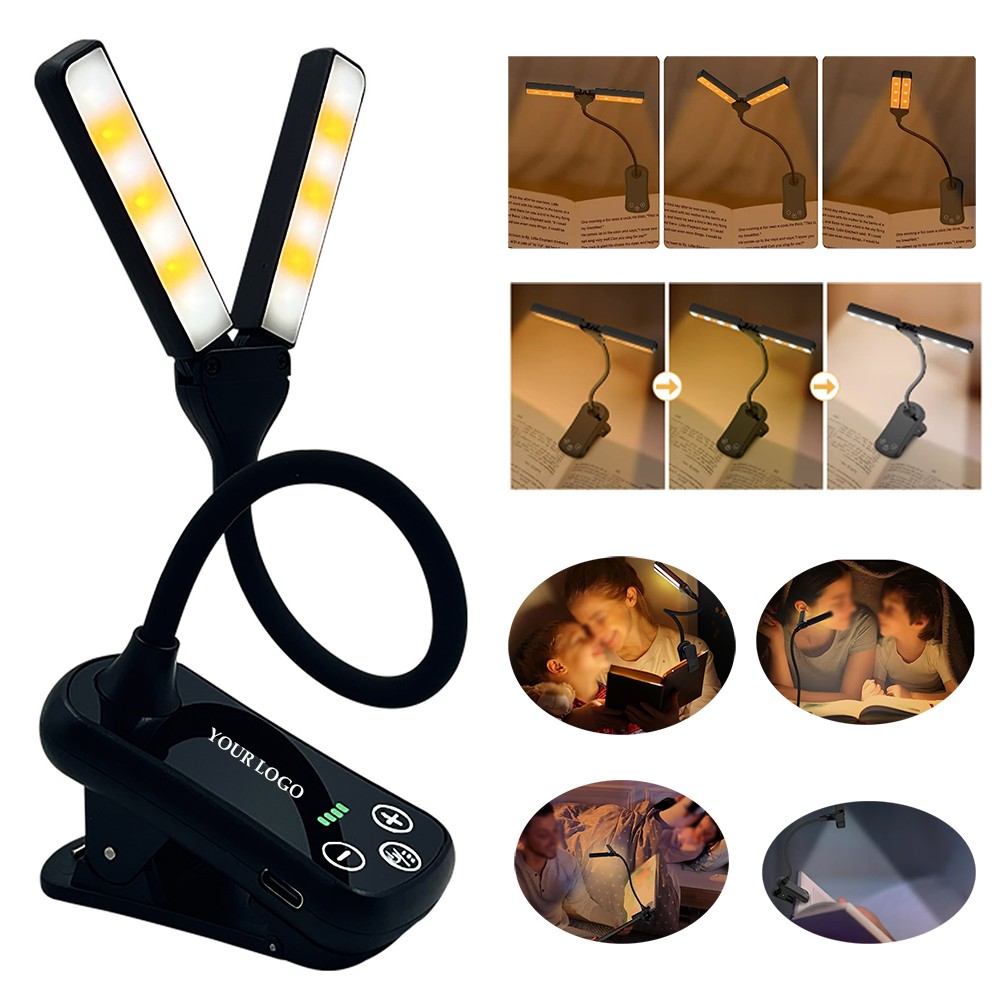 USB Rechargeable Clip LED Reading Night Light 2