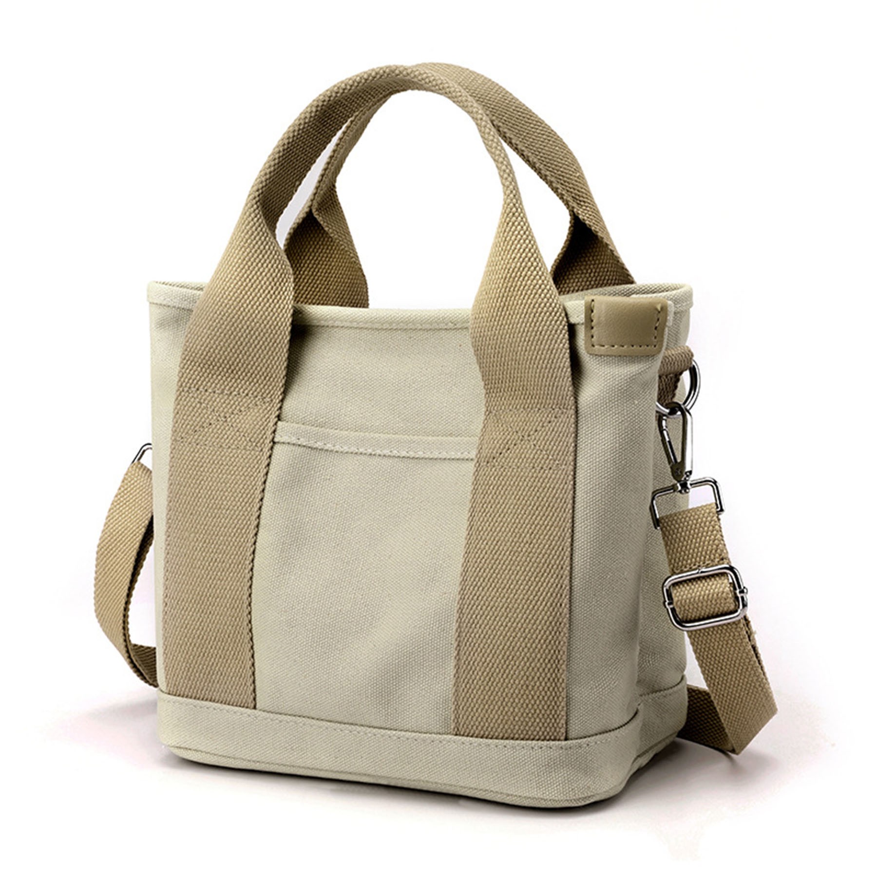 Women Thickened Canvas Shoulder Tote Bag 4